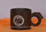 Ceramic Qinzhou Nixing Pottery Handmade Zodiac Tea Cup